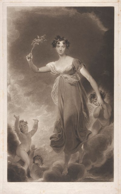Lady Leicester jako Hope autorstwa Henry Hoppner Meyer
