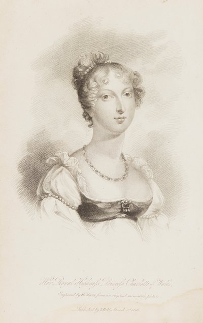 Księżniczka Charlotte Augusta z Walii autorstwa Henry Hoppner Meyer