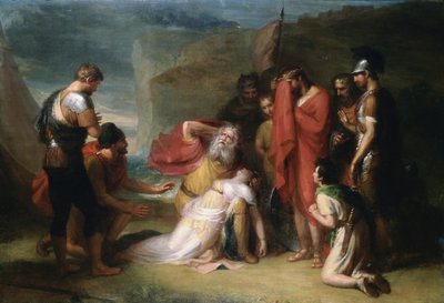 Lear i Cordelia, ok.1820 autorstwa Henry Howard