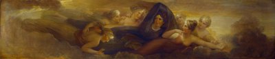 Noc z Plejadami, 1834 (olej na mahoniowym panelu) autorstwa Henry Howard
