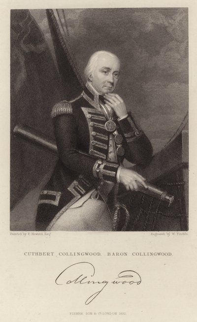 Portret Cuthberta Collingwooda autorstwa Henry Howard
