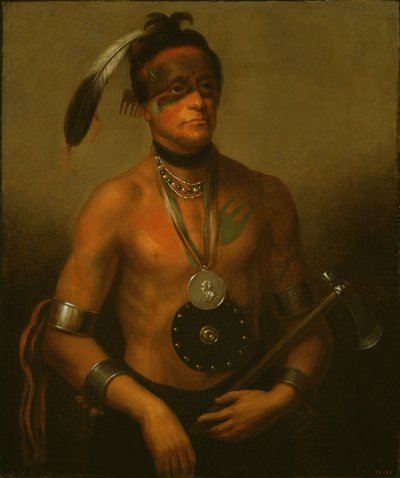 Hoo-Wan-Ne-Ka (Mały Łoś) autorstwa Henry Inman