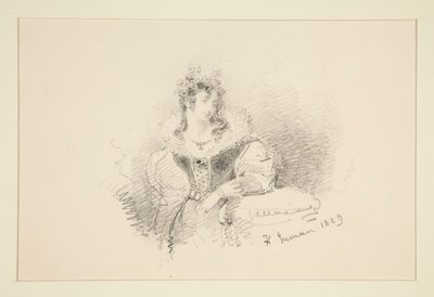 Portret kobiety autorstwa Henry Inman