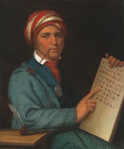 Sequoyah autorstwa Henry Inman