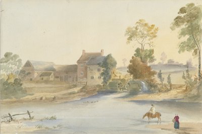 Seisdon Mill: malowanie akwarelą, bd [1844] autorstwa Henry James Noyes