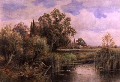 Backwater, Wargrave-on-Thames autorstwa Henry John Kinnaird