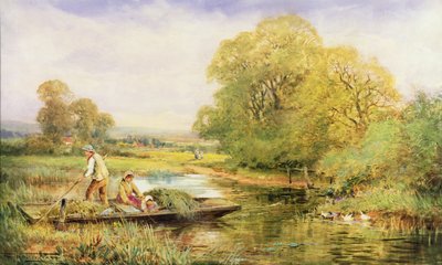 Prom na Avon (akwarela) autorstwa Henry John Sylvester Stannard