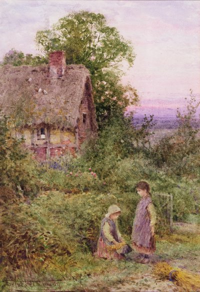 Pomocna dłoń (akwarela) autorstwa Henry John Sylvester Stannard