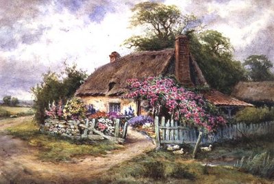 Ładny Domek z Kaczkami autorstwa Henry John Sylvester Stannard