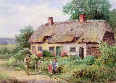 Skrzypek (akwarela) autorstwa Henry John Sylvester Stannard