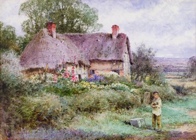 Nowy zwierzak (akwarela) autorstwa Henry John Sylvester Stannard