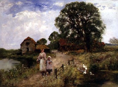 Ścieżka nad rzeką autorstwa Henry John Yeend King