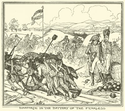 Bonaparte w baterii nieustraszonych autorstwa Henry Justice Ford