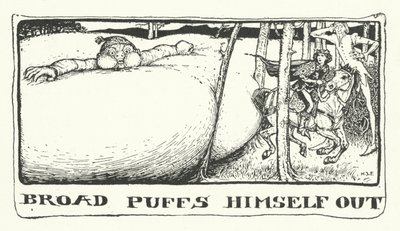 Broad Puffs się (grawerowanie) autorstwa Henry Justice Ford