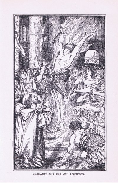 Germanus i opętany, 1912 autorstwa Henry Justice Ford