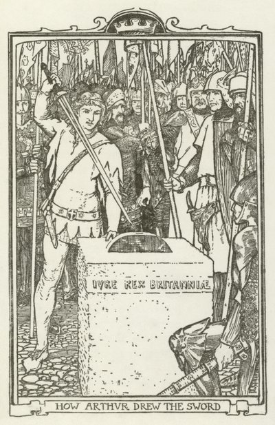 Jak Artur wyciągnął miecz? autorstwa Henry Justice Ford