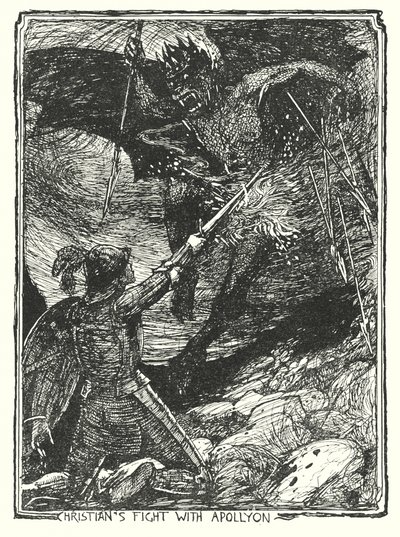 Ilustracja do książki "The Pilgrim