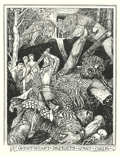 Ilustracja do książki "The Pilgrim