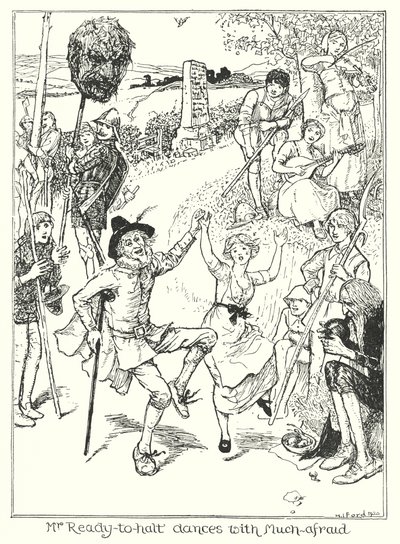 Ilustracja do książki "The Pilgrim