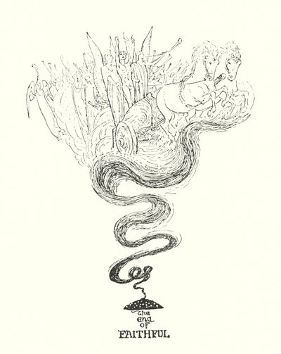 Ilustracja do książki "The Pilgrim