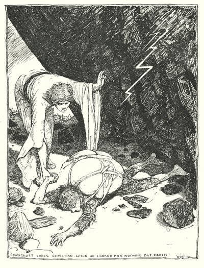Ilustracja do książki "The Pilgrim