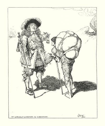 Ilustracja do książki "The Pilgrim