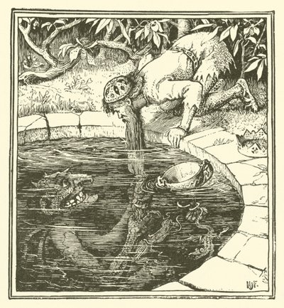 Król Kojata (grafika) autorstwa Henry Justice Ford