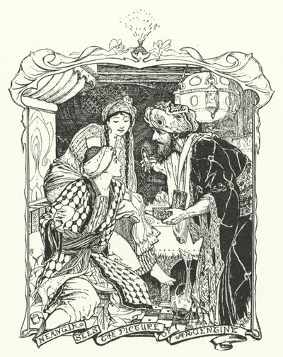 Neangir widzi obraz Argentyny (rycina) autorstwa Henry Justice Ford