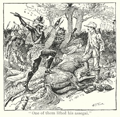 "Jeden z nich podniósł swój tyłek" (litografia) autorstwa Henry Justice Ford