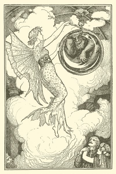 Książę Narcyz i Księżniczka Potentilla (grafika) autorstwa Henry Justice Ford
