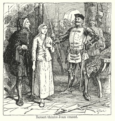 Robert uważa Joan za szaloną (litografia) autorstwa Henry Justice Ford