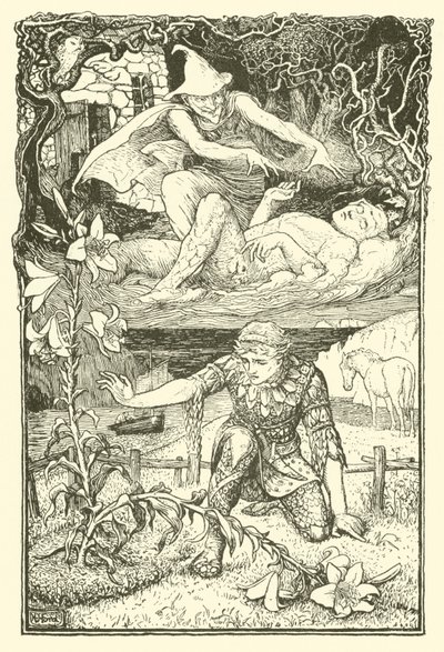 Złoci Chłopcy (grawerowanie) autorstwa Henry Justice Ford