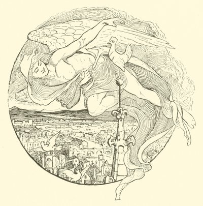 Pół-Laska (grawerowanie) autorstwa Henry Justice Ford