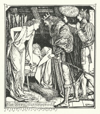 Odkryty bohater (rycina) autorstwa Henry Justice Ford