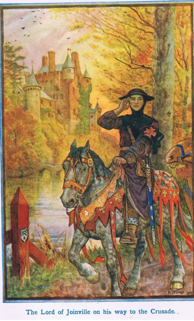 Władca Joinvile w drodze na krucjaty autorstwa Henry Justice Ford