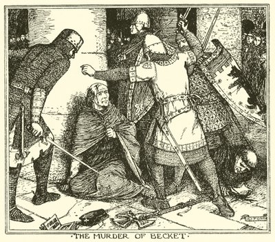 Morderstwo Becketa autorstwa Henry Justice Ford