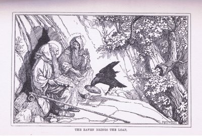 Kruk przynosi bochenek, 1912 autorstwa Henry Justice Ford