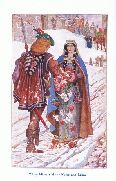 Cud róż i lilii, 1912 autorstwa Henry Justice Ford