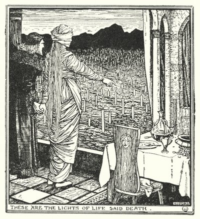 To są światła życia, powiedział Śmierć (lito) autorstwa Henry Justice Ford