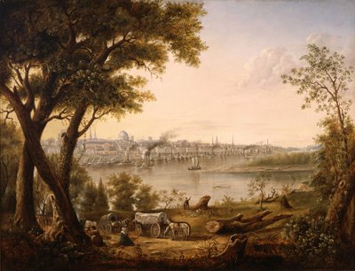 Saint Louis w 1846 r. autorstwa Henry Lewis