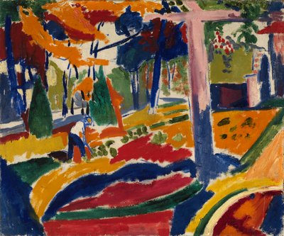 Ogród, ca. 1915. autorstwa Henry Lyman Saÿen