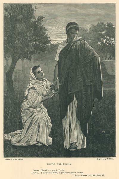 Ilustracja do Juliusza Cezara autorstwa Henry Marriott Paget