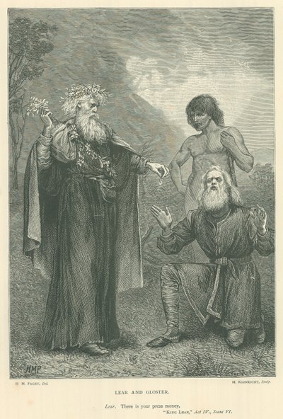 Ilustracja do Króla Leara autorstwa Henry Marriott Paget