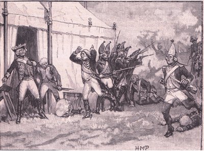 Niespodzianka dla Fryderyka w Hochkirch AD 1758 autorstwa Henry Marriott Paget