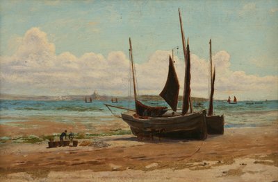 Łodzie rybackie w Mounts Bay autorstwa Henry Martin