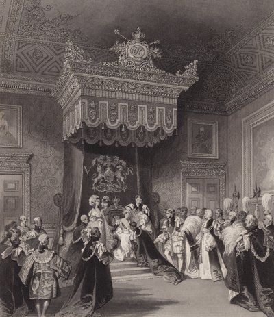 Królowa Wiktoria na tronie, St James
