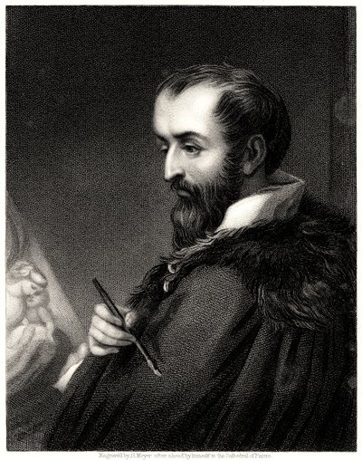 Correggio, XIX wiek autorstwa Henry Meyer