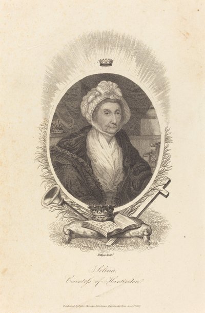 Selina, hrabina Huntingdon autorstwa Henry Meyer after John Hoppner