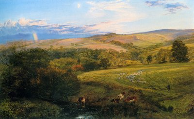 Moore Henry The Rainbow 1865 olej na płótnie autorstwa Henry Moore