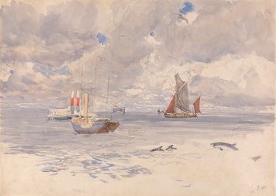 Morświny, 7 lipca 1883 autorstwa Henry Moore